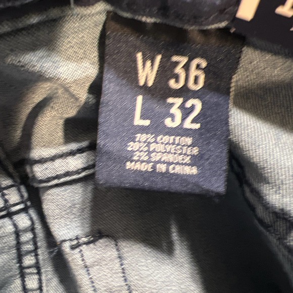 * R3bel  Skinny Fit Jeans Mens 36 x 32 - Picture 6 of 7